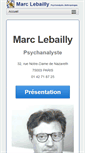 Mobile Screenshot of marclebailly.com